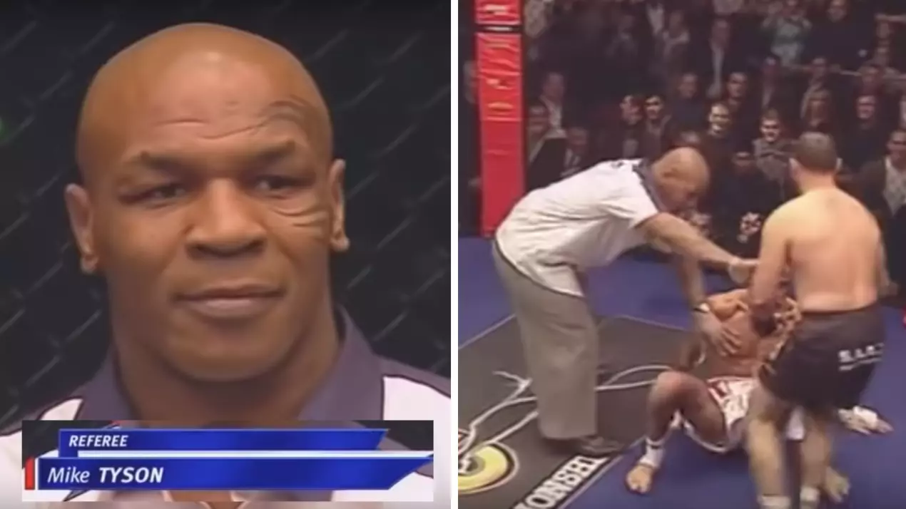 Mike Tyson Once Refereed An MMA Fight And It's One Of The Most Bizarre Clips You'll Ever See