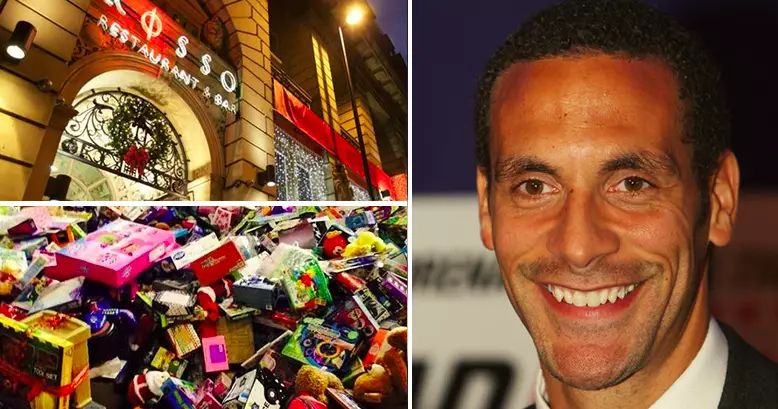 Rio Ferdinand Goes All Santa By Donating £500k Of Toys To Needy Kids