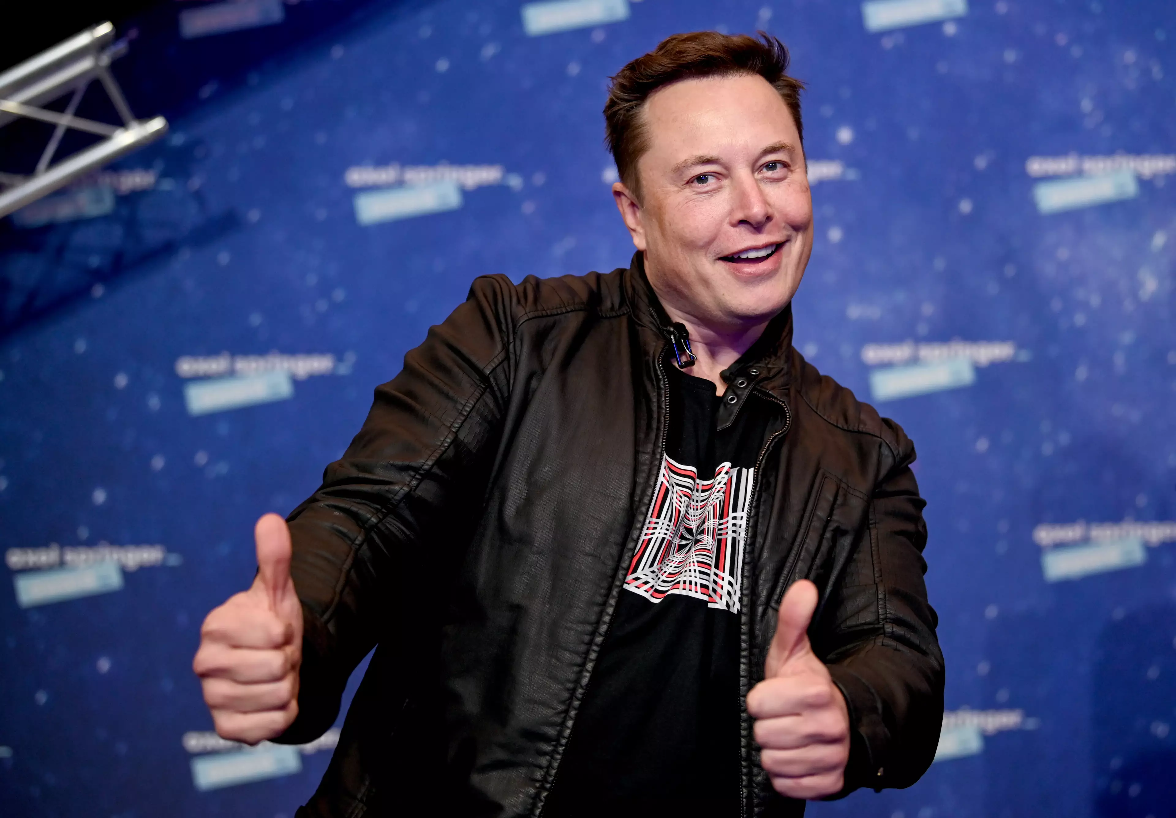 Elon Musk is six foot two.