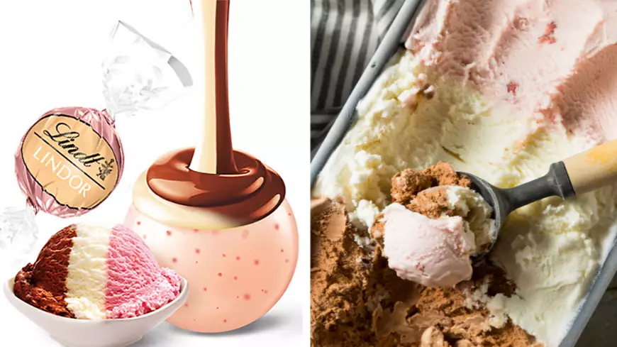 People Are Losing It Over Lindt's Neapolitan White Chocolate Truffles