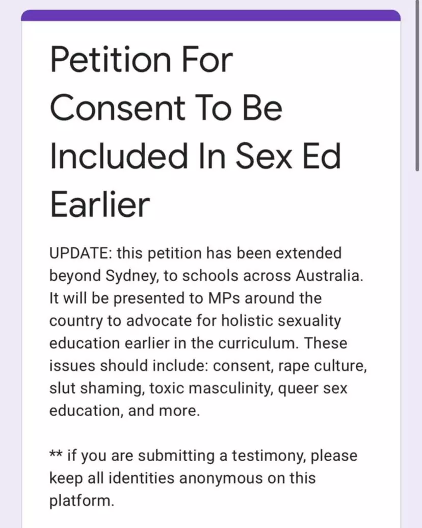 Chanel created the petition on Thursday.