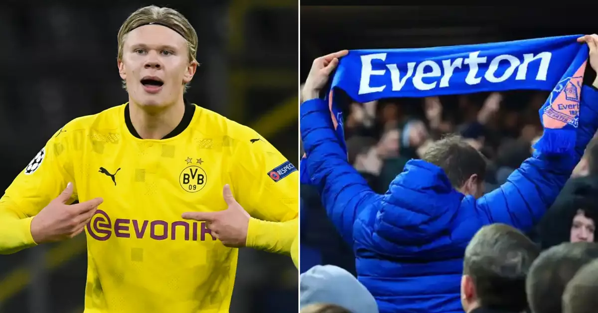 Everton Decided To Reject Teenage Erling Haaland After Four-Day Trial