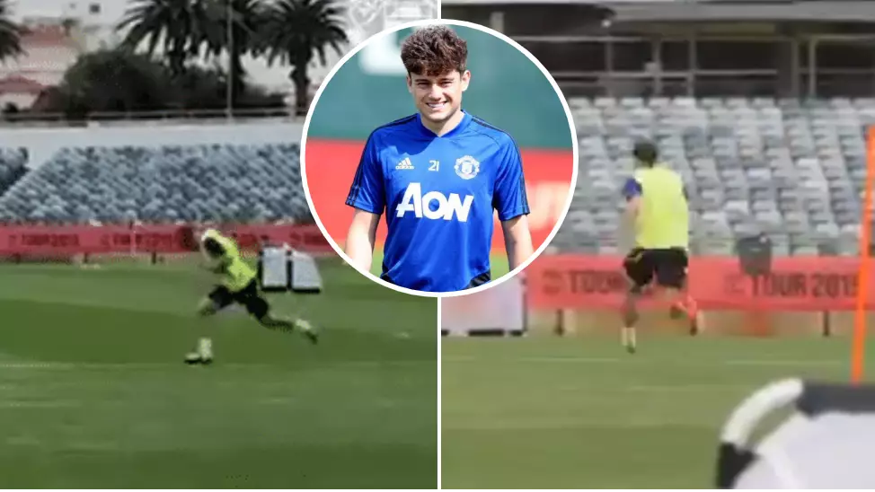 Manchester United Post Clip Of Daniel James Doing A Sprint Test