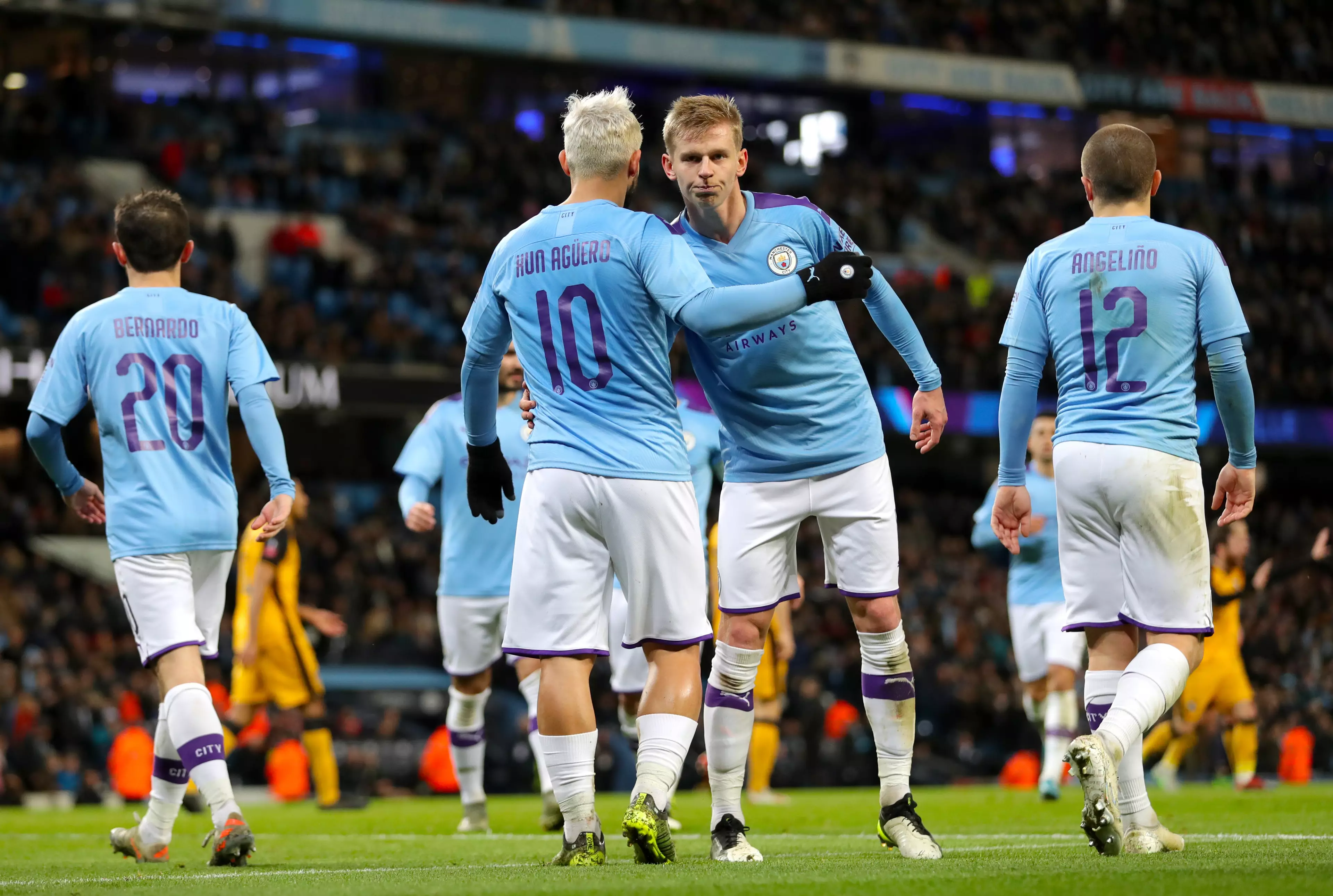 Man City ran out 4-1 winners against Port Vale at the Etihad