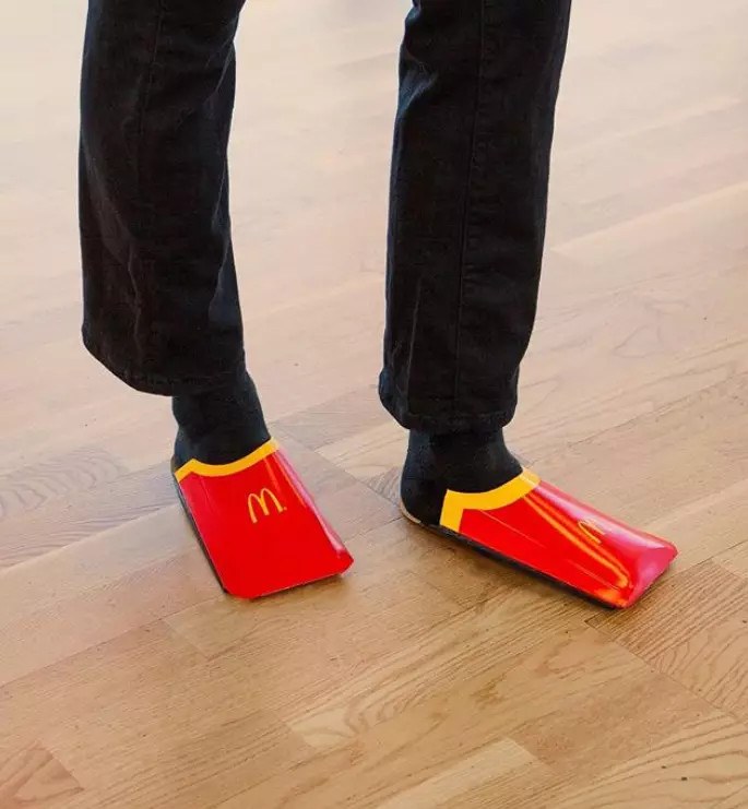 The McDonald's 'shoes'.