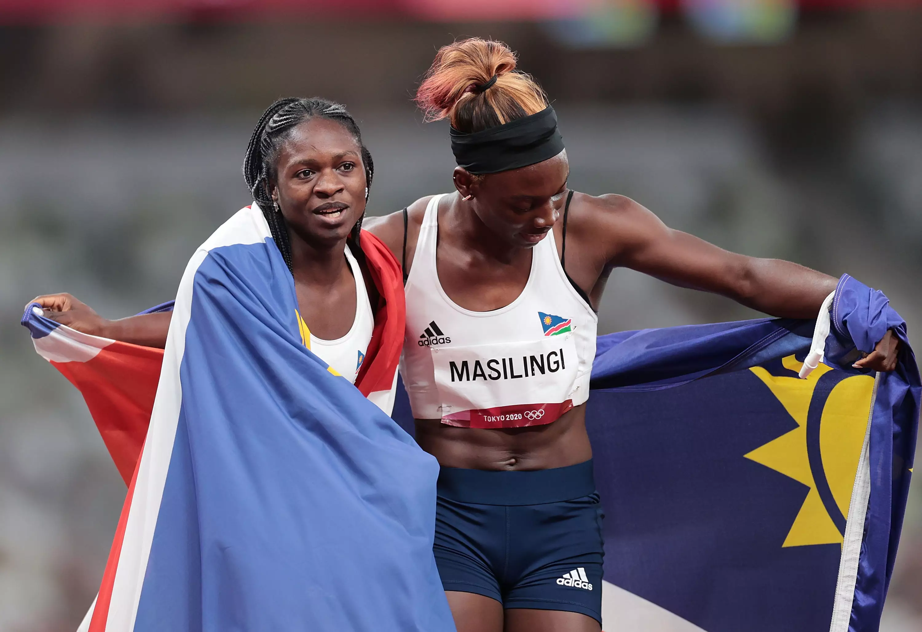 Mboma and Beatrice Masilingi were not allowed to compete in the 400m.