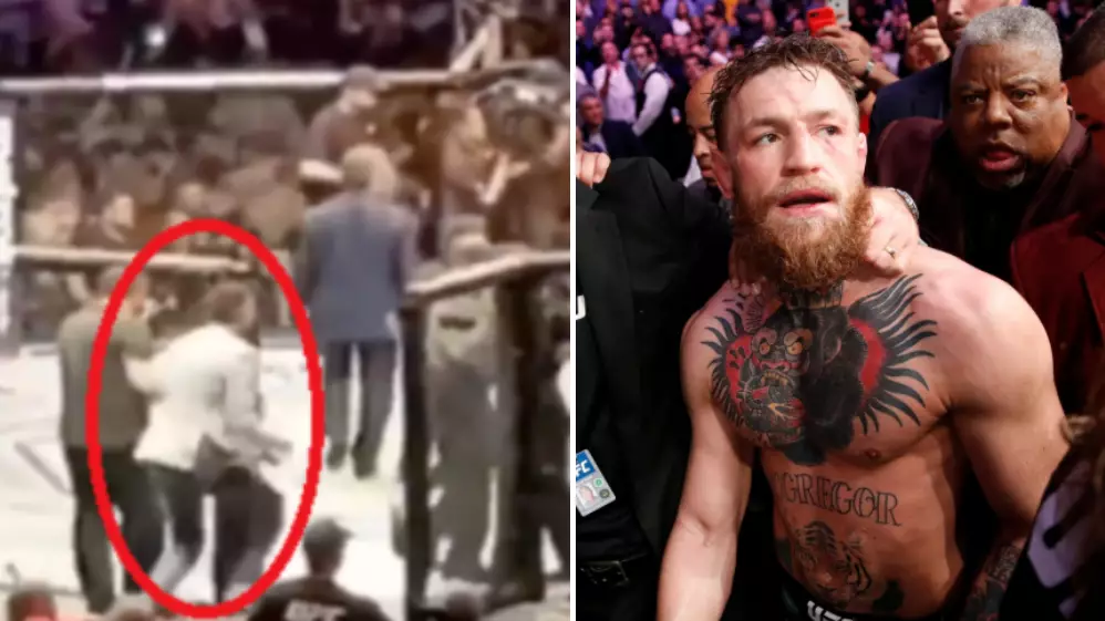 Conor McGregor Fan Receives Lifetime Ban For Storming Octagon At UFC 229
