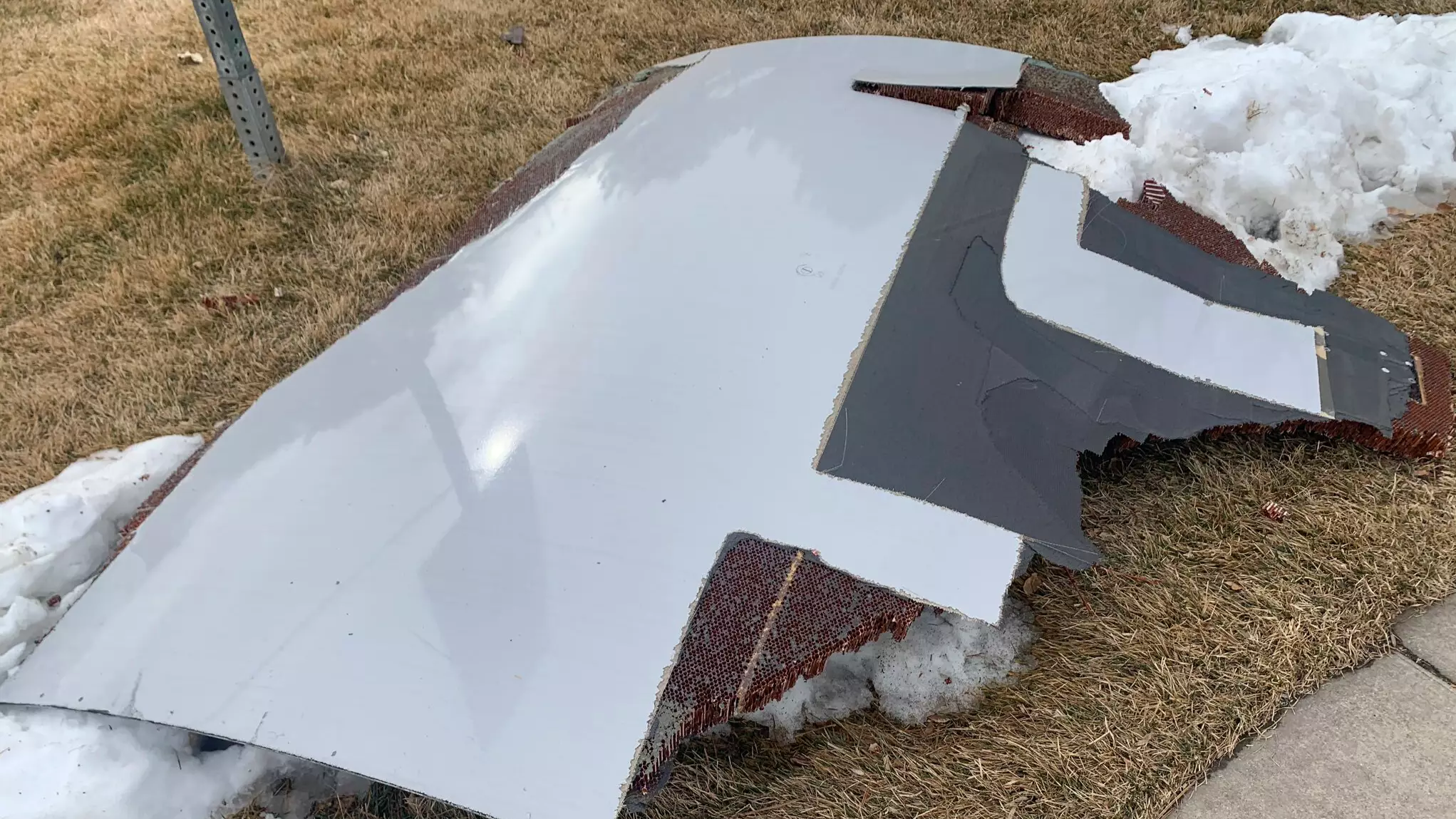 Debris From United Airlines Flight Falls Into Residential Area In Denver