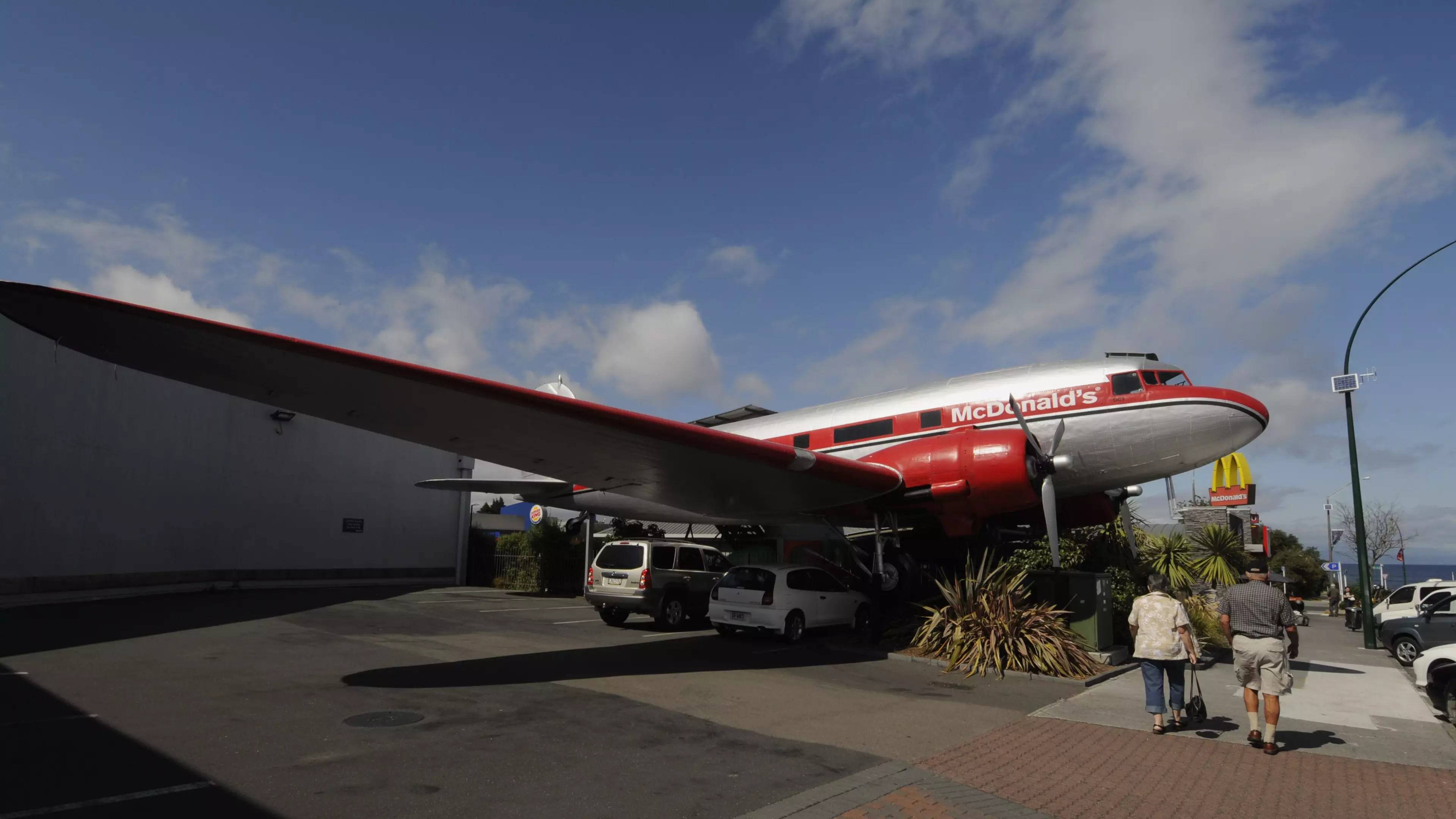 A McDonald's In New Zealand Lets Diners Eat Inside A Decommissioned Plane