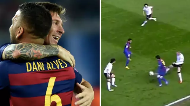 Six Minutes Of Lionel Messi And Dani Alves One-Twos Is What You Need