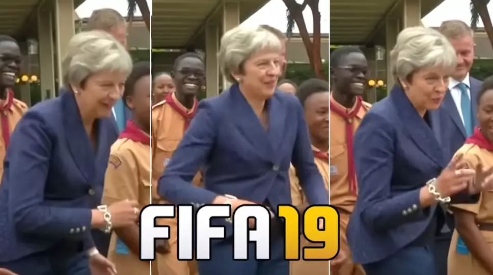 Fans Want Theresa May's 'Stiff Shuffle' Dance To Be In FIFA 19 