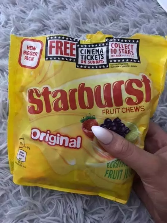 Here's a bag of the aforementioned Starburst.