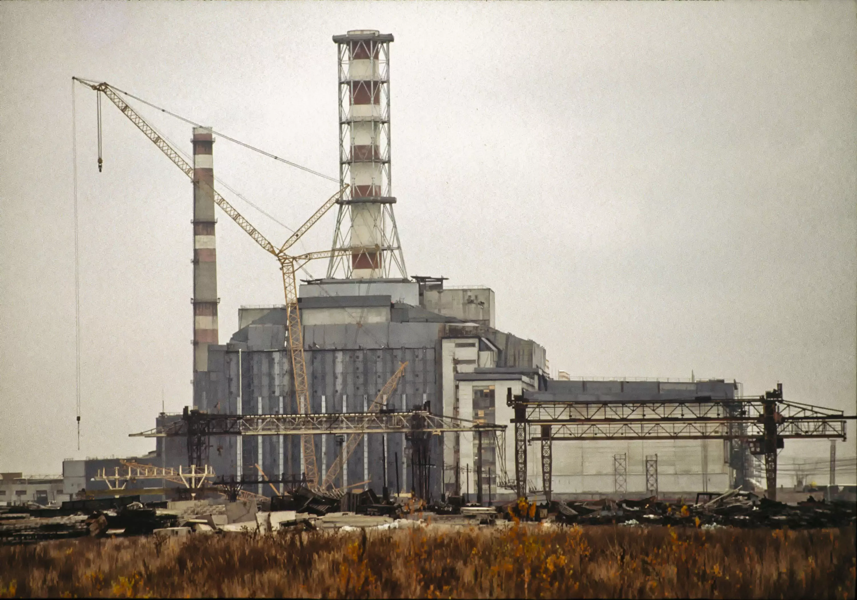 Reactor No. 4 of the Chernobyl power plant.