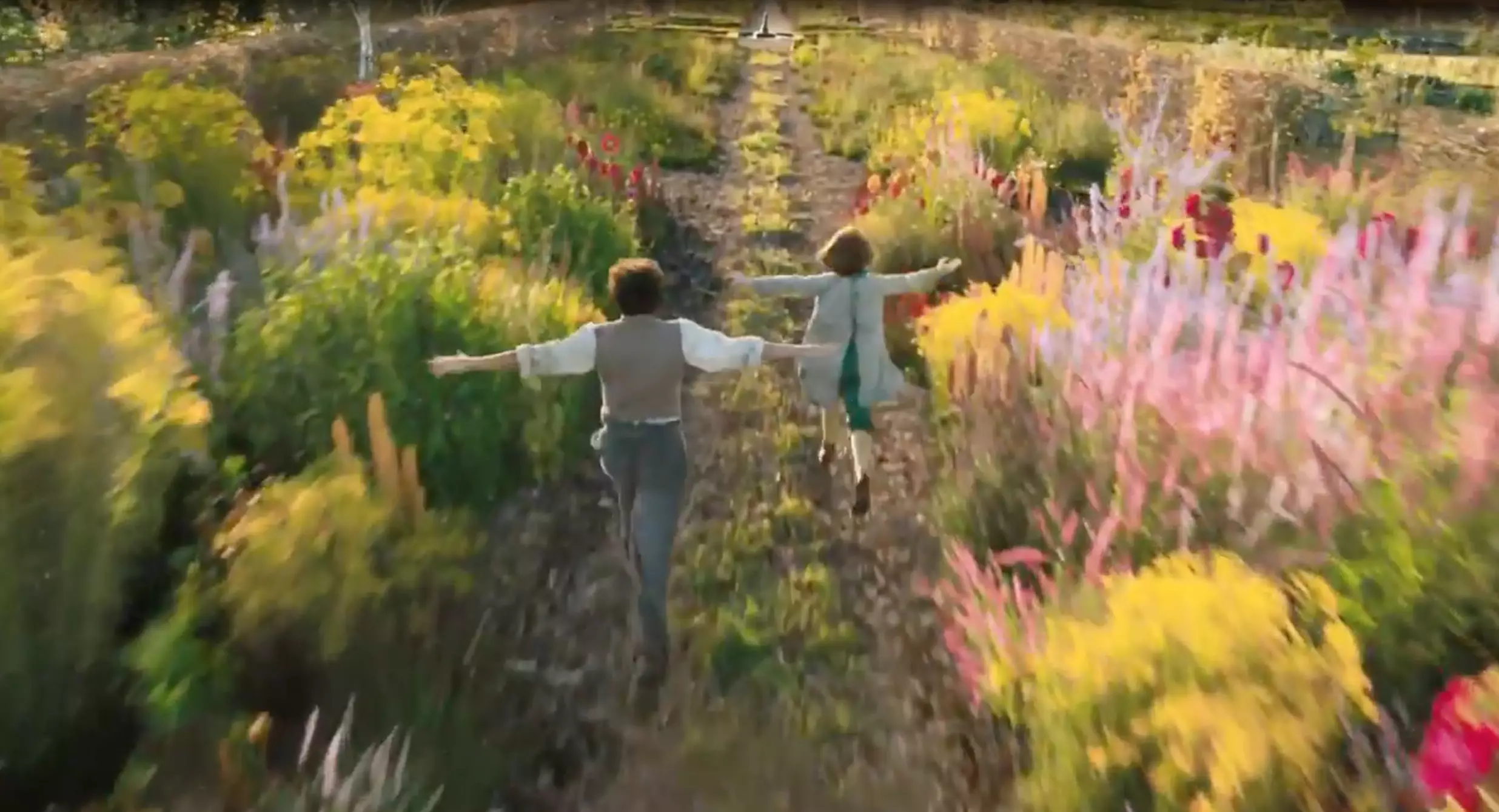 The remake will no doubt do the garden justice thanks to new TV technology.