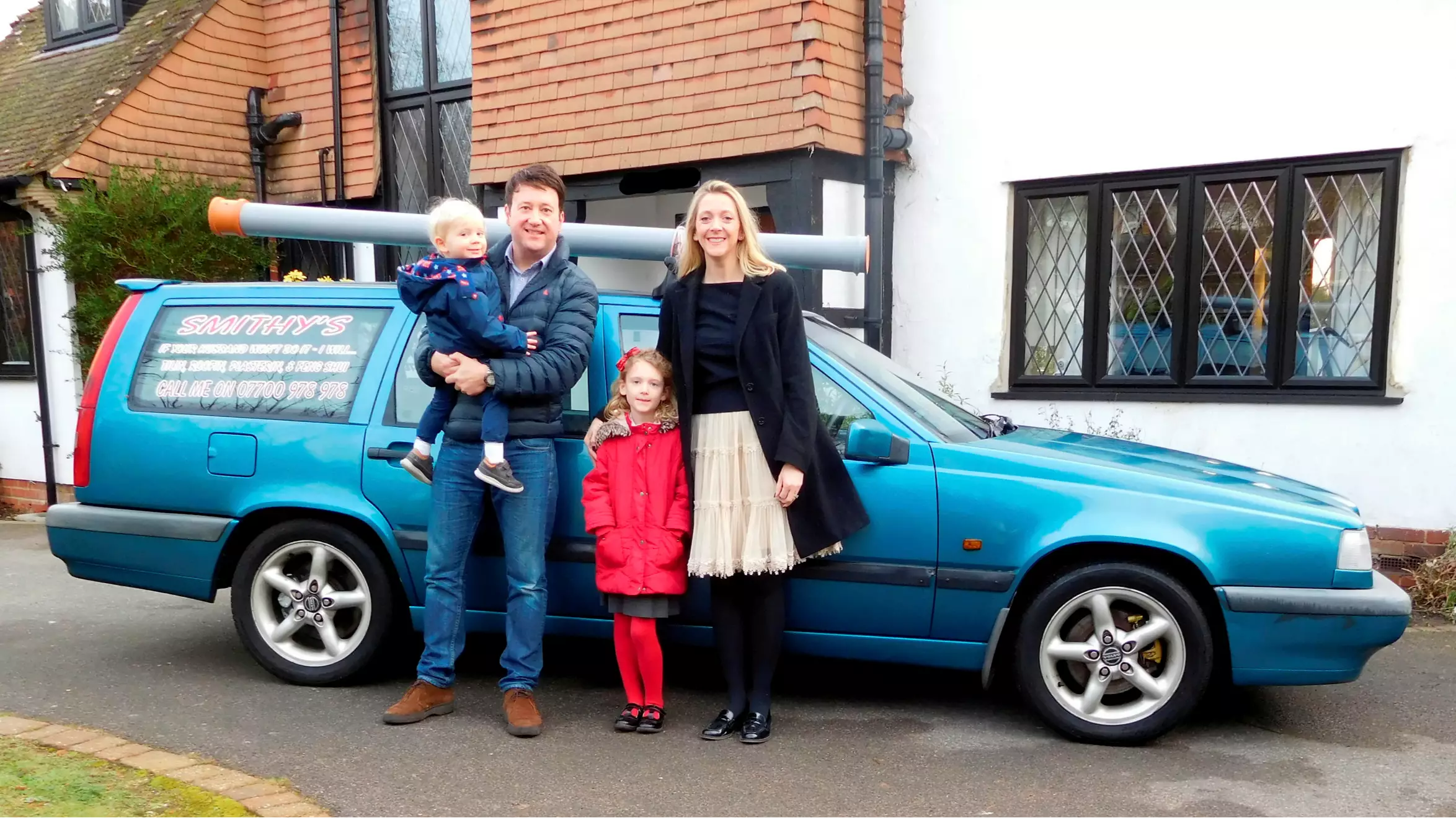 Gavin And Stacey Fan Drives Around In Smithy's Old Volvo 