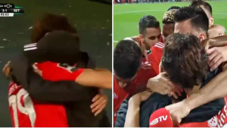 The Touching Moment Joao Felix Celebrates Goal By Embracing 15-Year Old Brother
