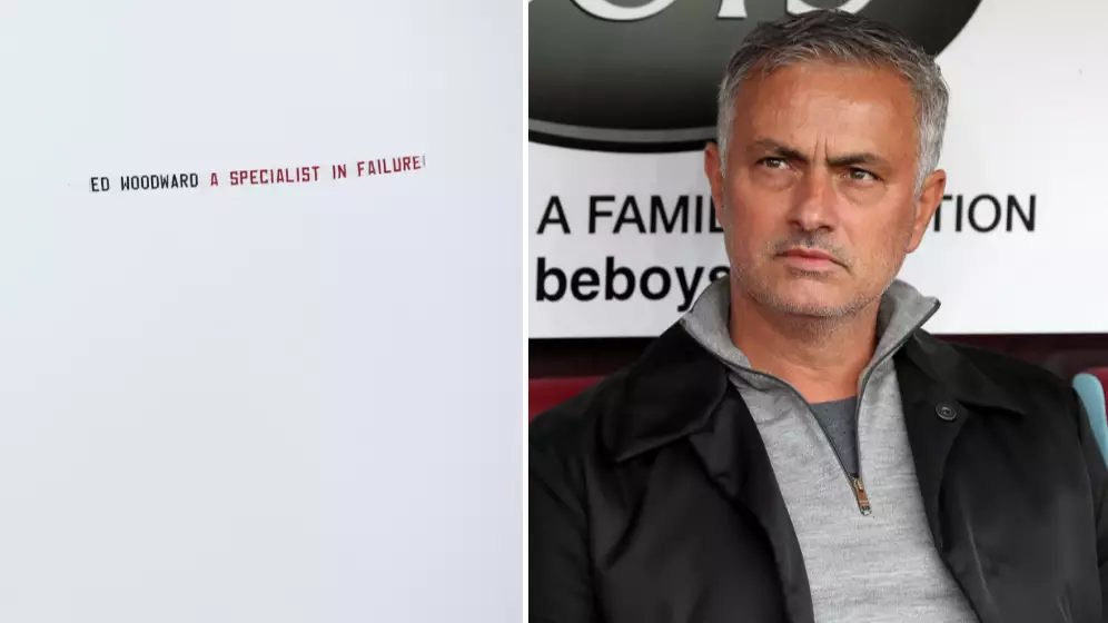 Jose Mourinho Had The Most Jose Mourinho Response To The Ed Woodward Plane Banner