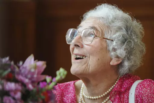 Judith Kerr at the Red Town Hall in Berlin, Germany, back in 2013.