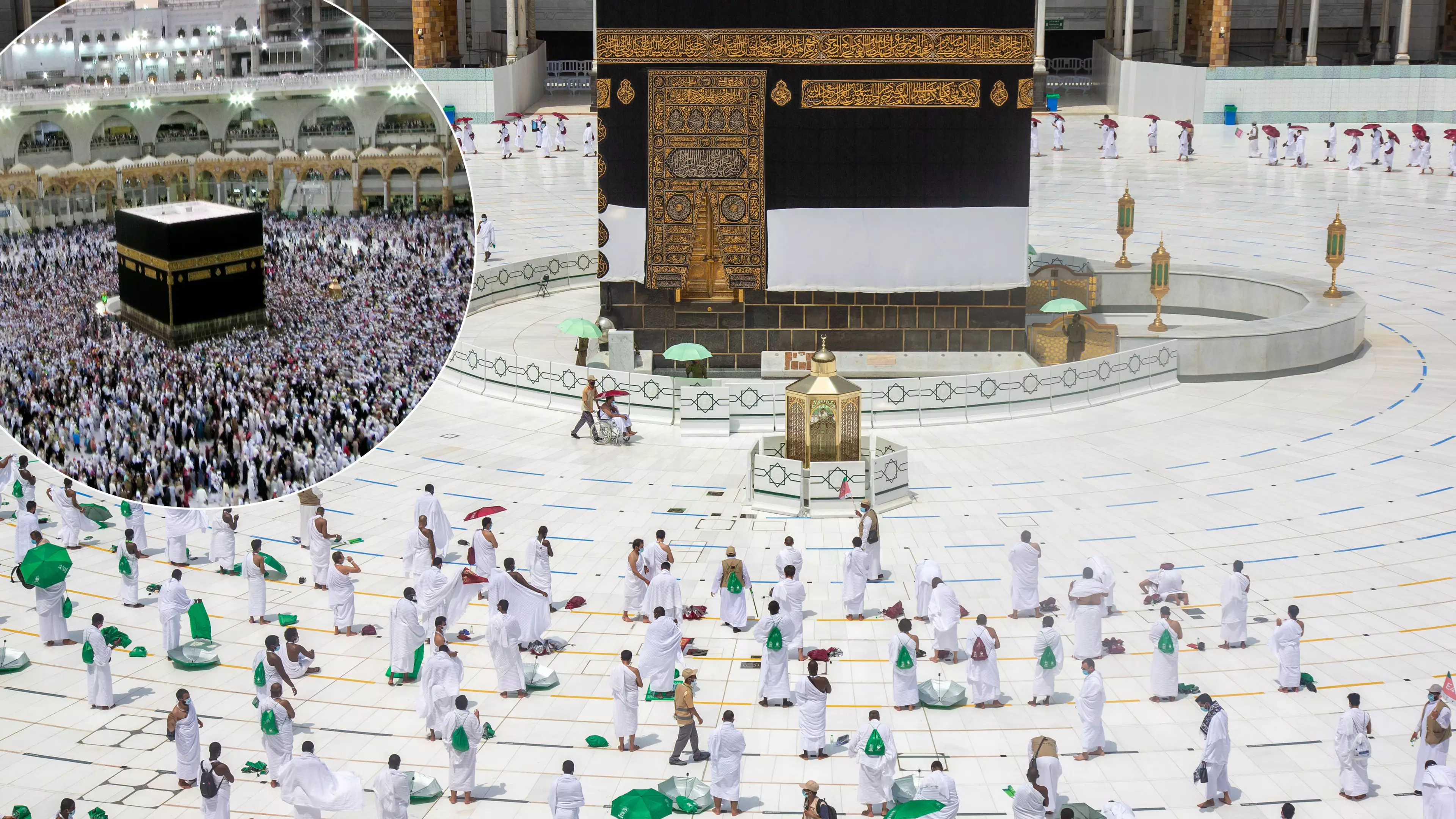 Dramatic Photos Show Scaled-Down Hajj Pilgrimage Due To Coronavirus