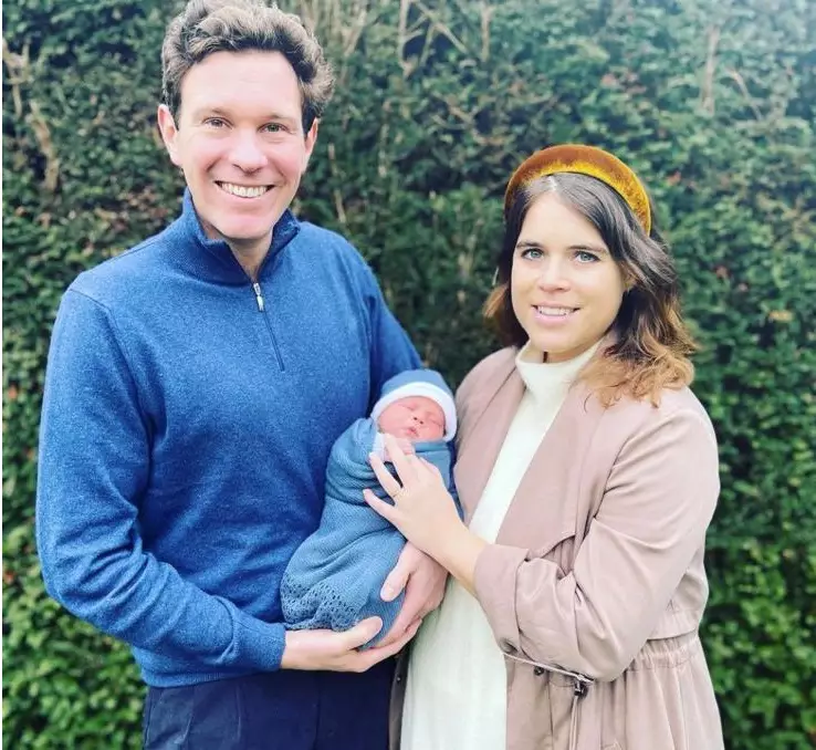 Eugenie has shared the first pictures of her little boy (
