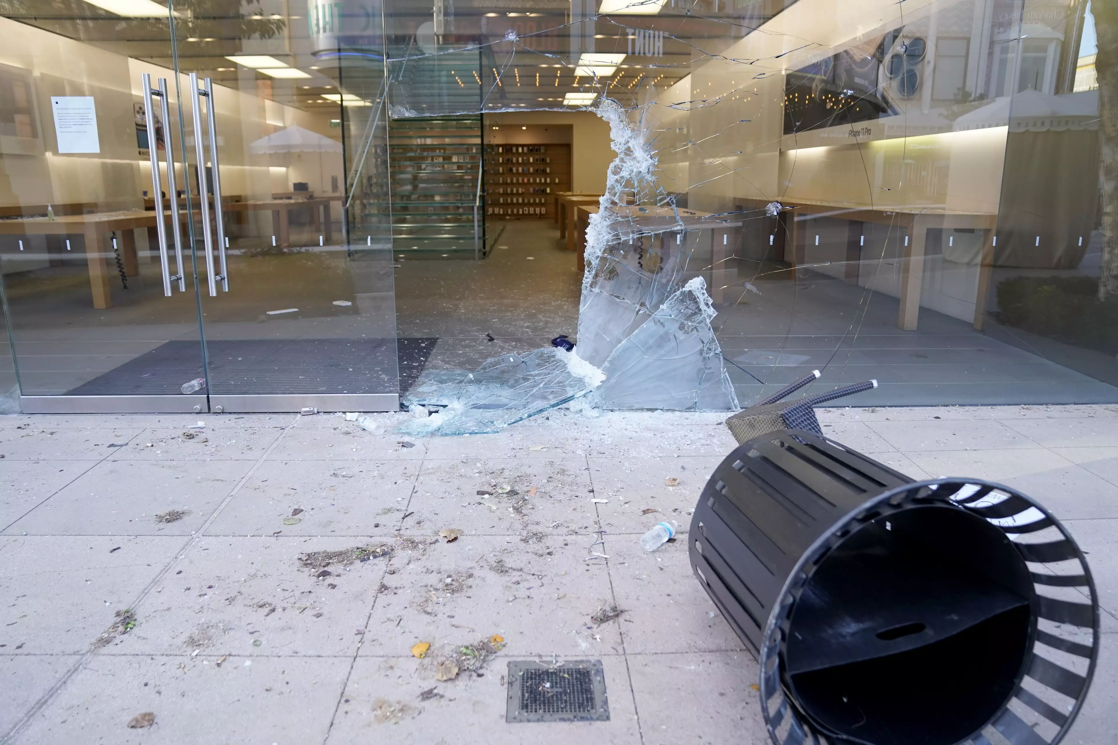 An Apple store in Los Angeles.