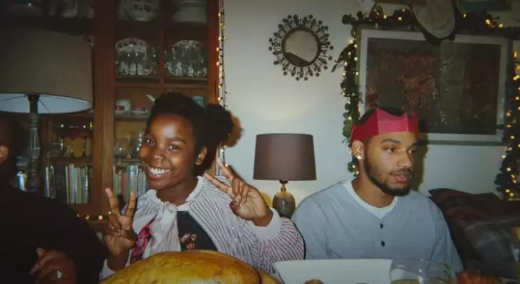 The advert shows home footage of a family's Christmas (