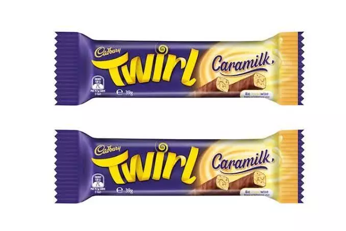 Twirls first hit UK sweet counters as a single bar in the early 70s, and were repackaged in 1984 as a twin bar. (