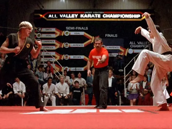 Karate Kid's Famous Crane Kick