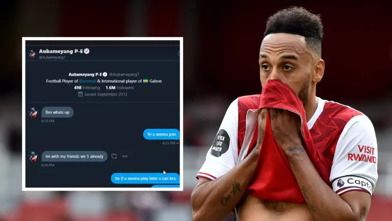 Pierre-Emerick Aubameyang Says He Will Not Play FIFA This Year After Twitter DM's Emerge