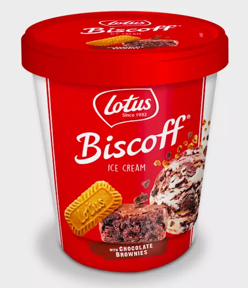 Lotus Biscoff had already launched the brownie tubs in the US. (