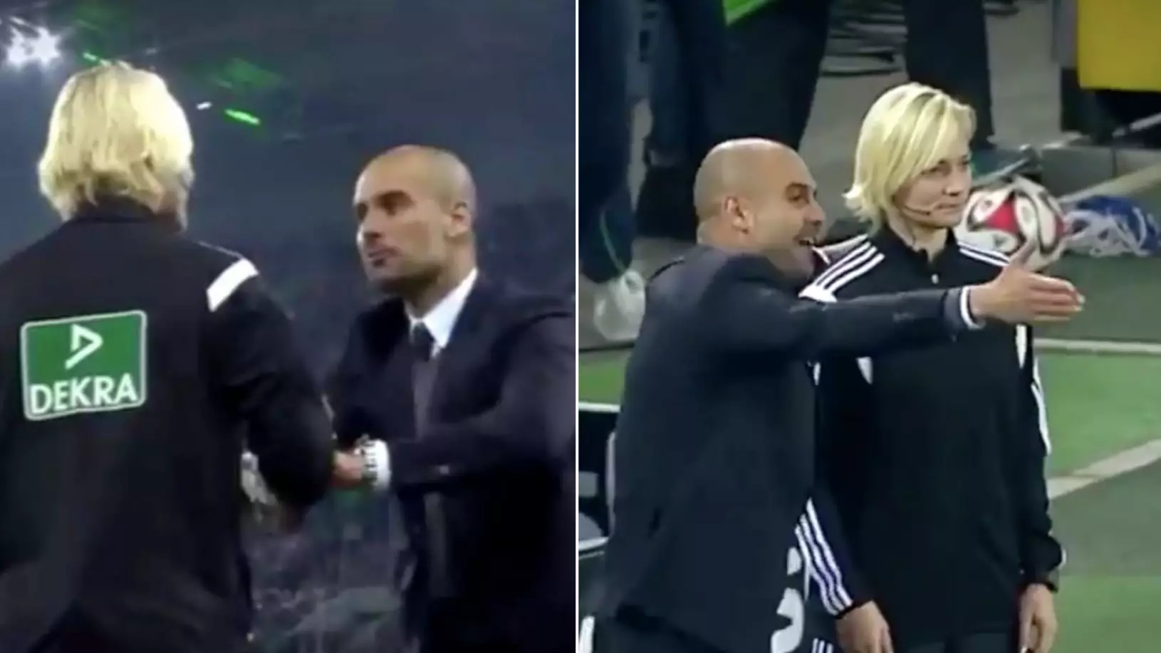 Pep Guardiola's Incident With Female Official Resurfaces After Sergio Aguero Puts Hand On Sian-Massey Ellis