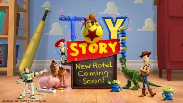 The hotel will be the second Toy Story themed hotel. (