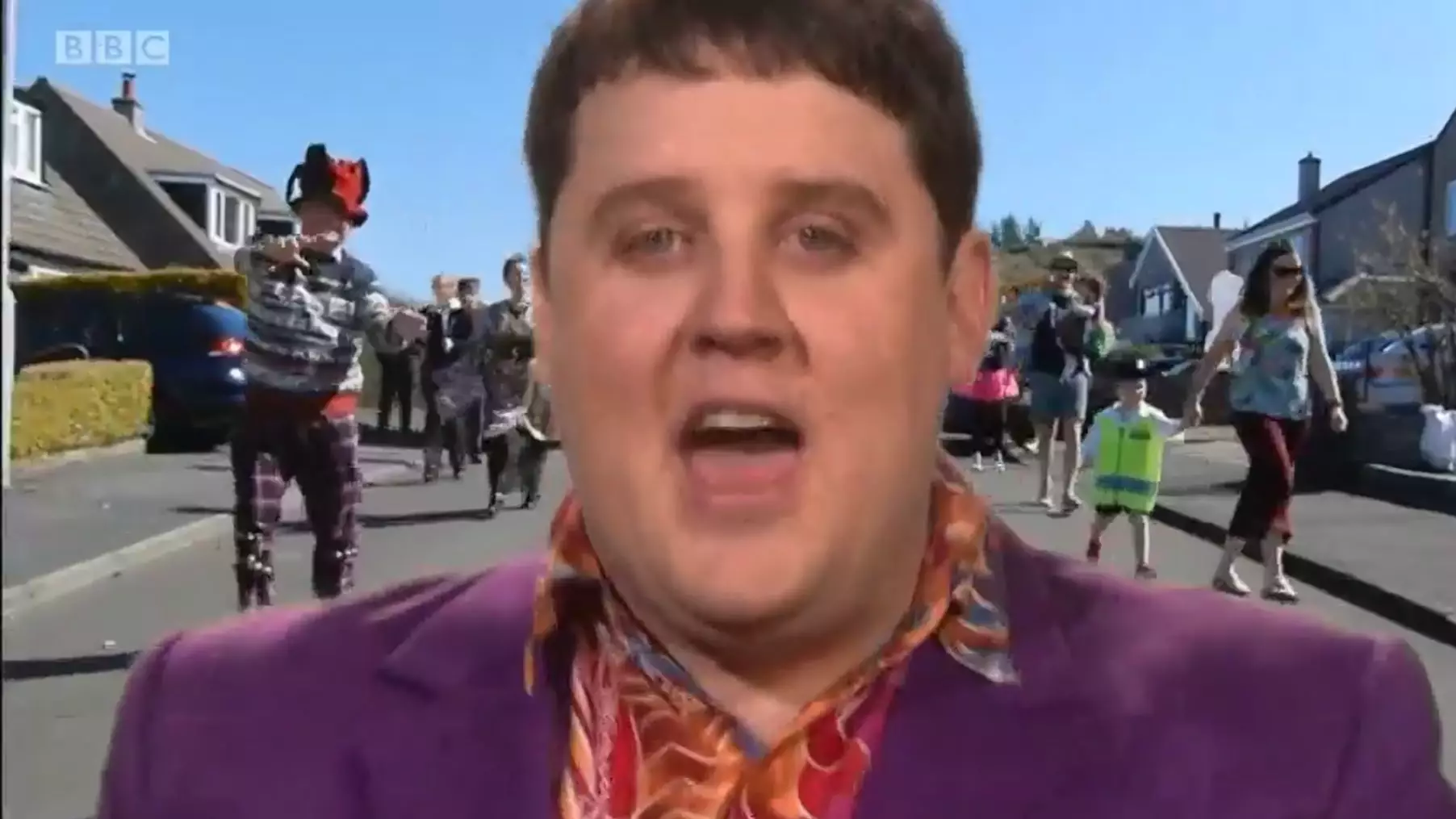 Peter Kay Makes First Public Appearance In Years To Recreate Amarillo Dance