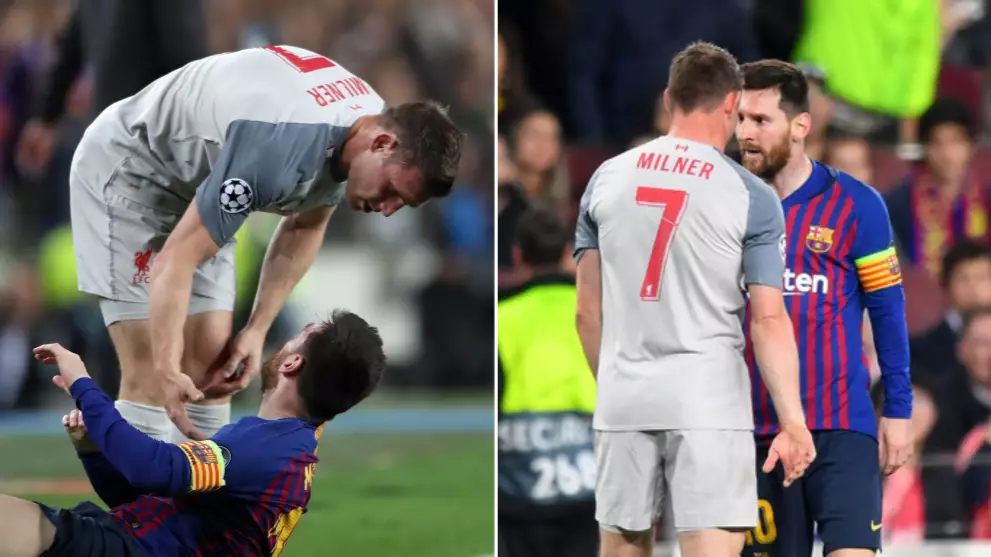 Lionel Messi Called James Milner A "Donkey" In Furious Exchange During Barcelona Vs. Liverpool 