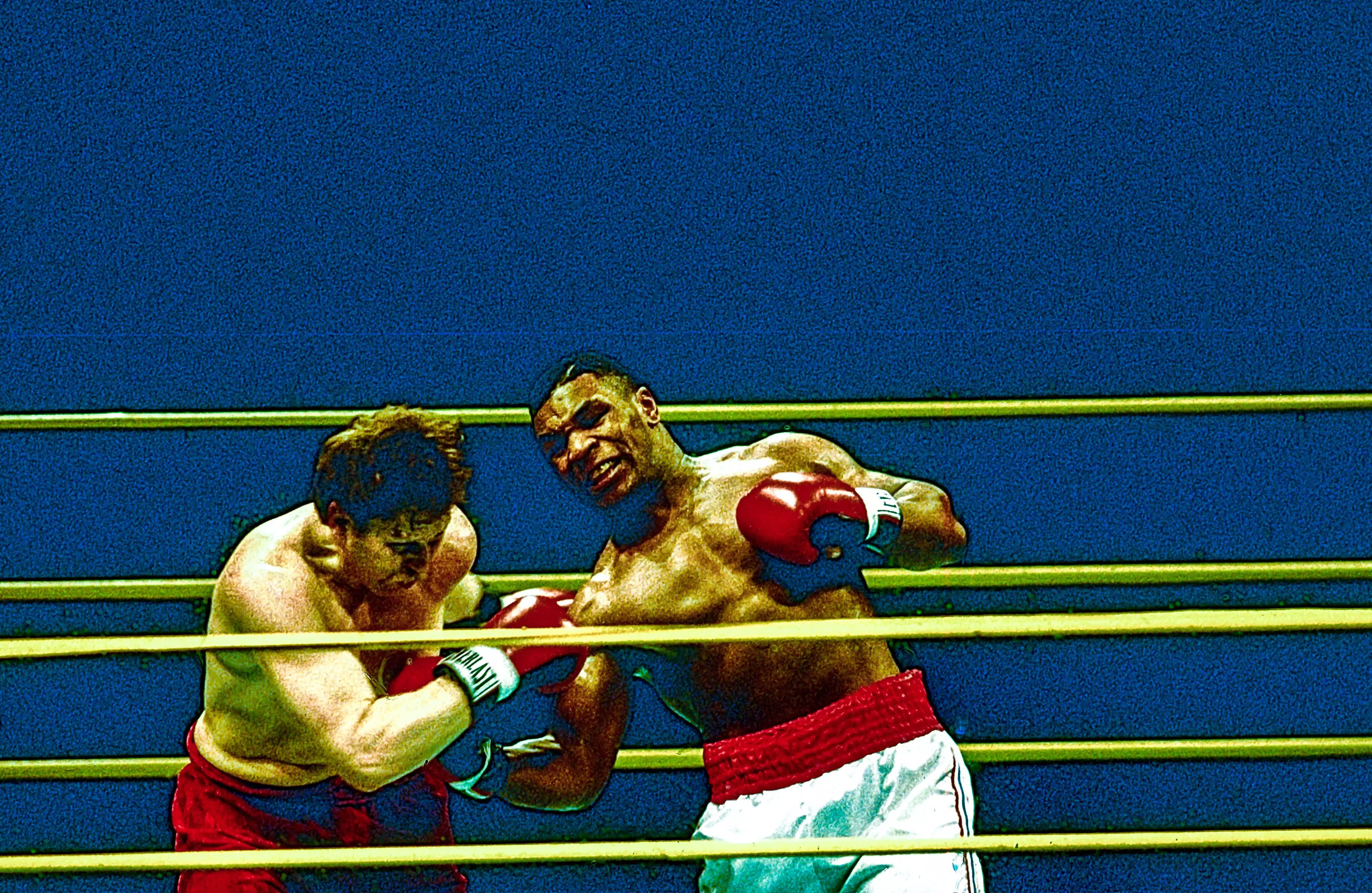 Mike Tyson vs Steve Zouski at Nassau Coliseum on March 10, 1986.