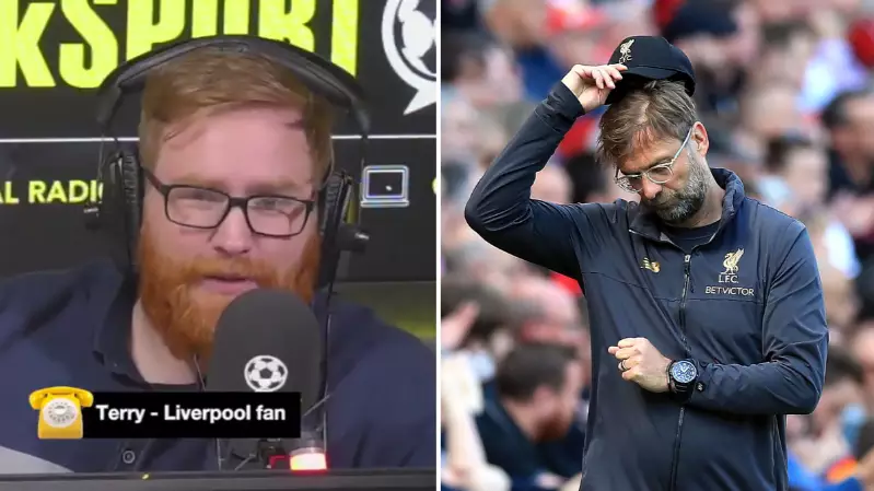 Fan Tears Up Over Liverpool's Season On Live Radio