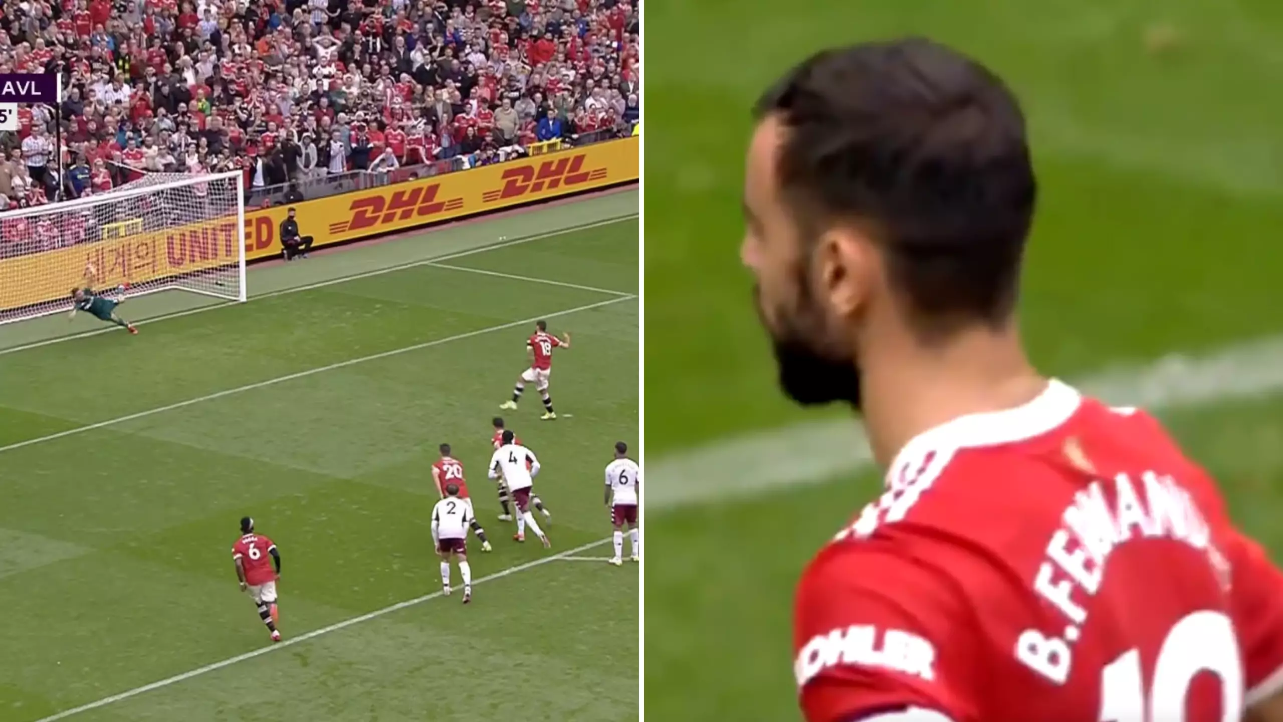 Bruno Fernandes Skies 92nd Minute Penalty As Manchester United Lose 1-0 To Aston Villa