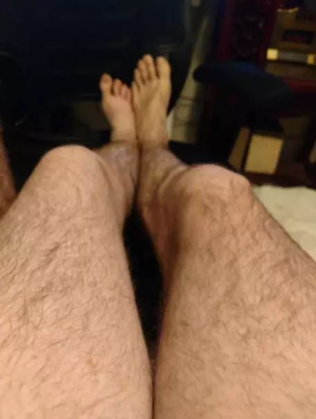 Dana's legs.