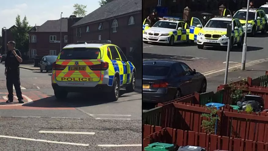 Army Deployed To Street In South Manchester After Evacuation