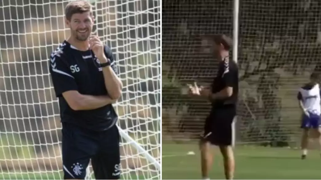 Rangers Fans Are Loving Steven Gerrard After What He Said In Training Session