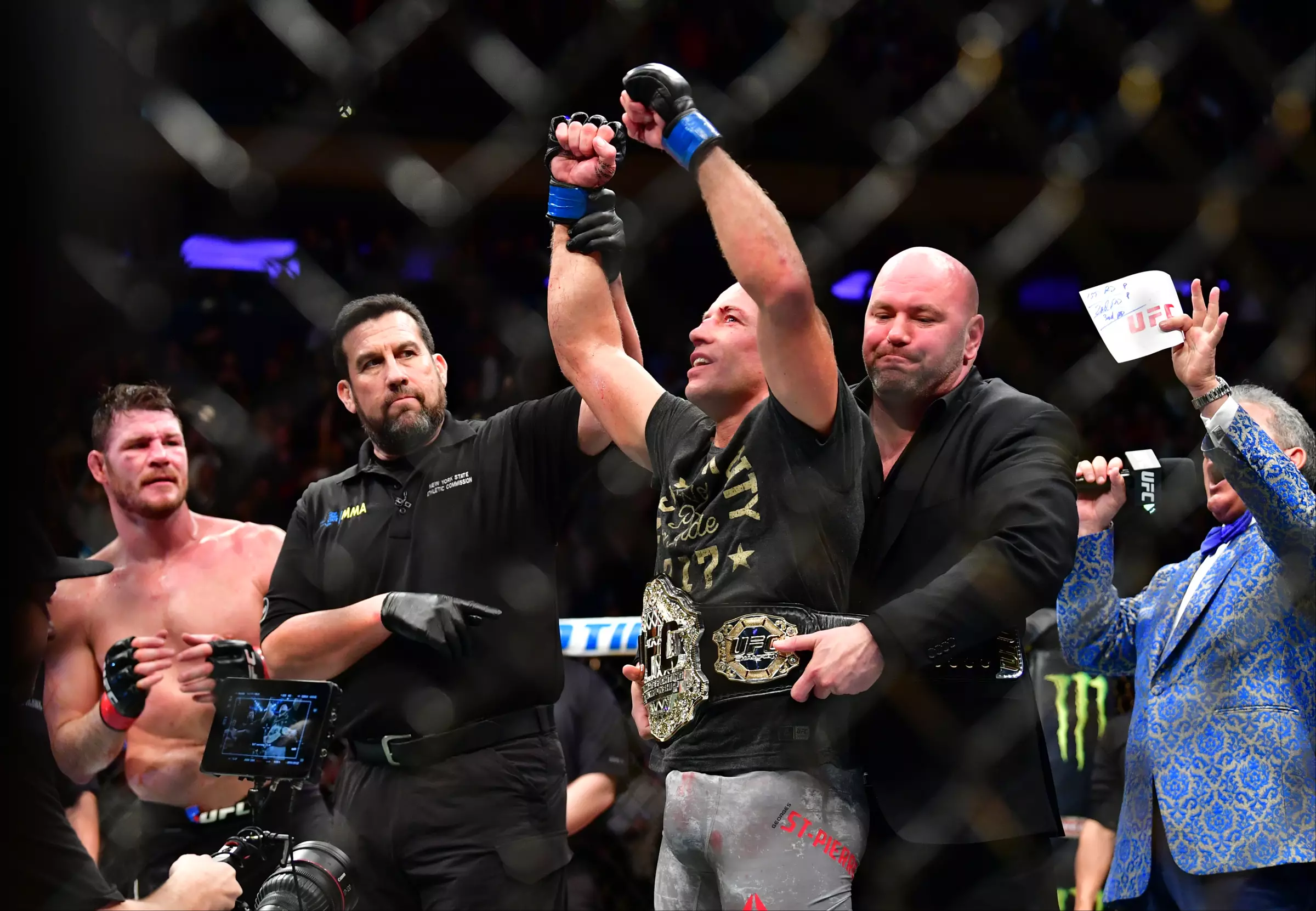 GSP beat Michael Bisping in his final fight. Image: PA Images