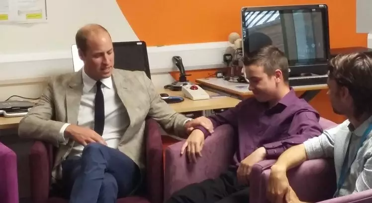 Prince William Comforts Young Lad Who Lost His Mum Too