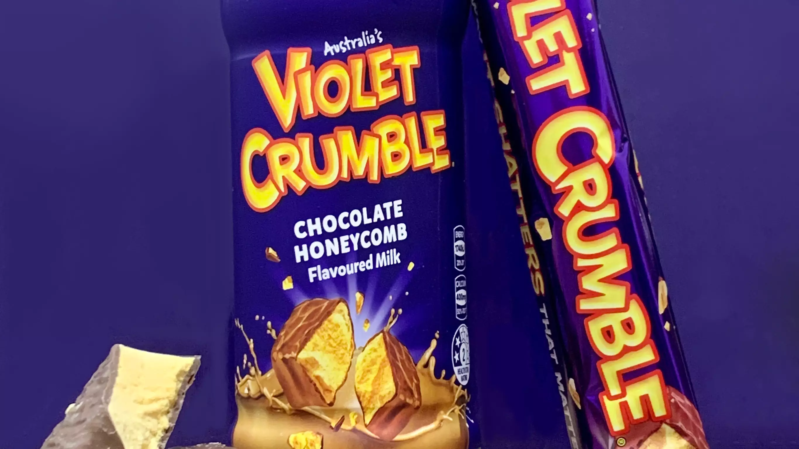 Violet Crumble Chocolate-Honeycomb Milk Is Coming To Australia 
