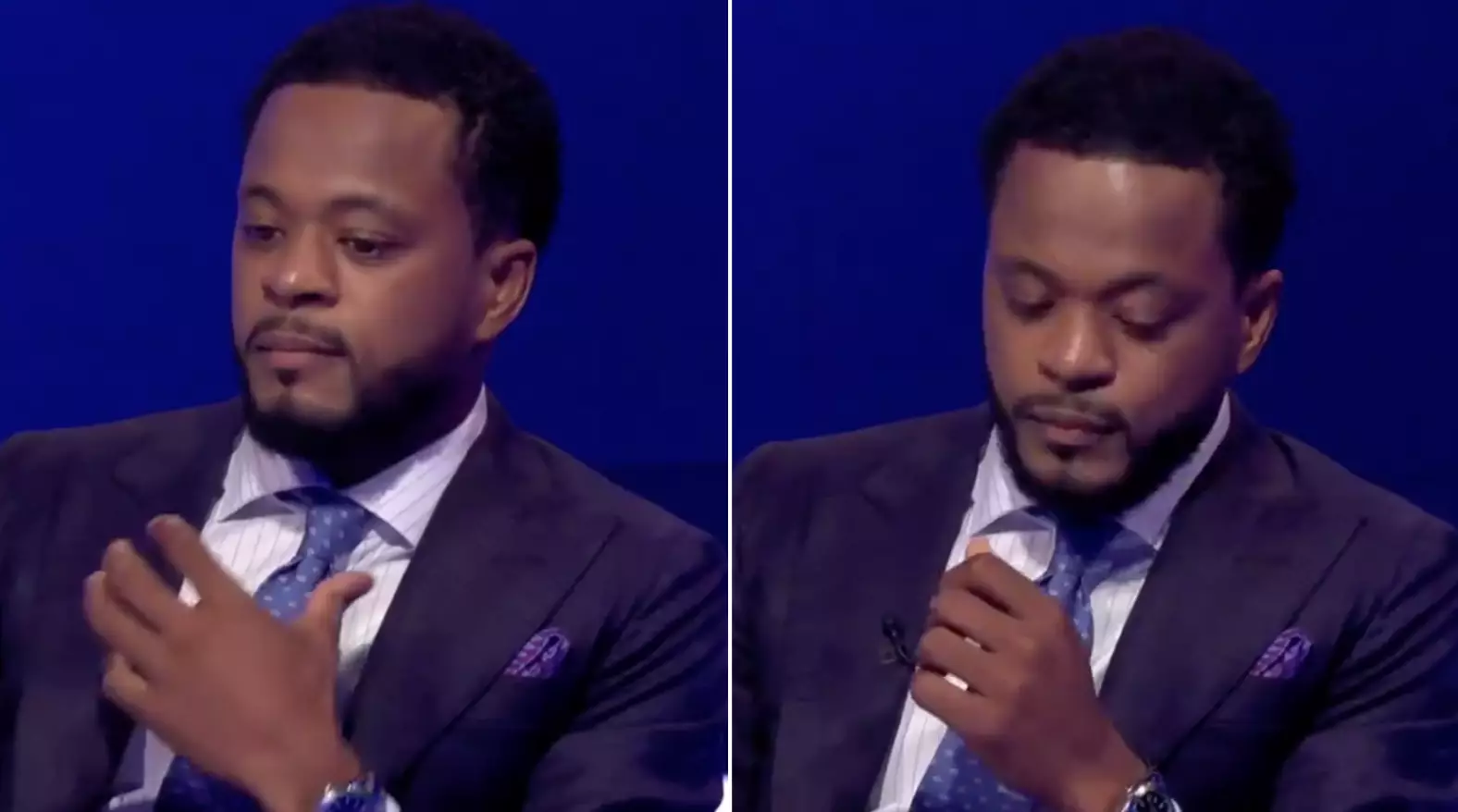 Patrice Evra In Tears As He Offers To End His Contract At Sky Sports Live On Air