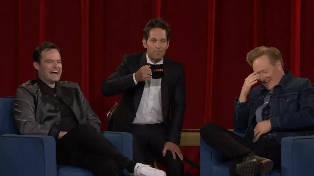 Paul Rudd Performs His Infamous Prank On Conan O'Brien For Final Time