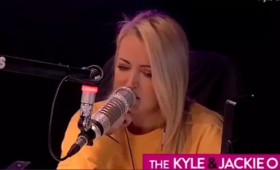 Tanya shared her story on The Kyle and Jackie O Show.