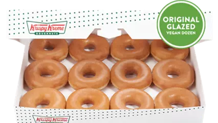 Krispy Kreme Launches First Ever Original Glazed Vegan Doughnut