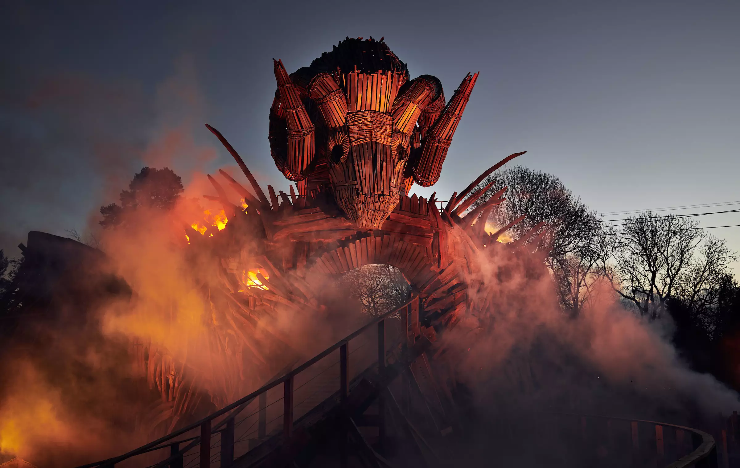 Alton Towers Wicker Man ride closed until further notice.