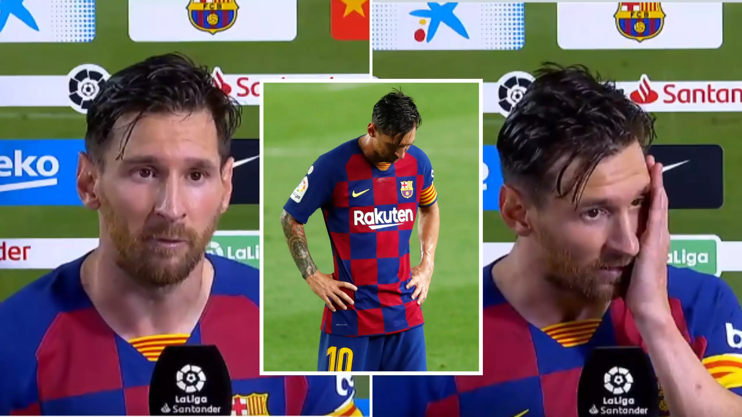 Lionel Messi Gives Emotional Interview After Barcelona Fail To Retain La Liga