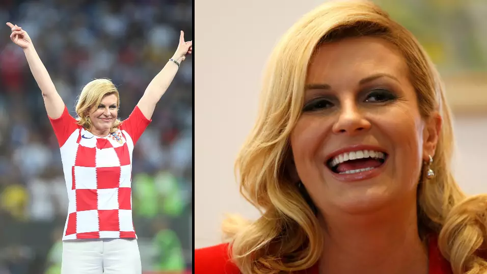 Croatian President Kolinda Grabar-Kitarovic Wins Hearts At World Cup 